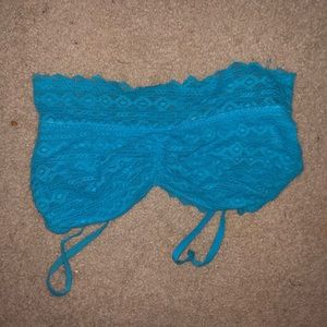 PINK - blue bandeau